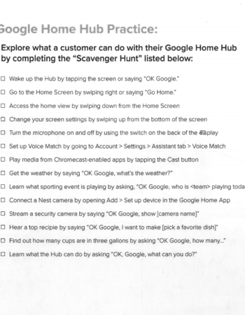 google hub practice